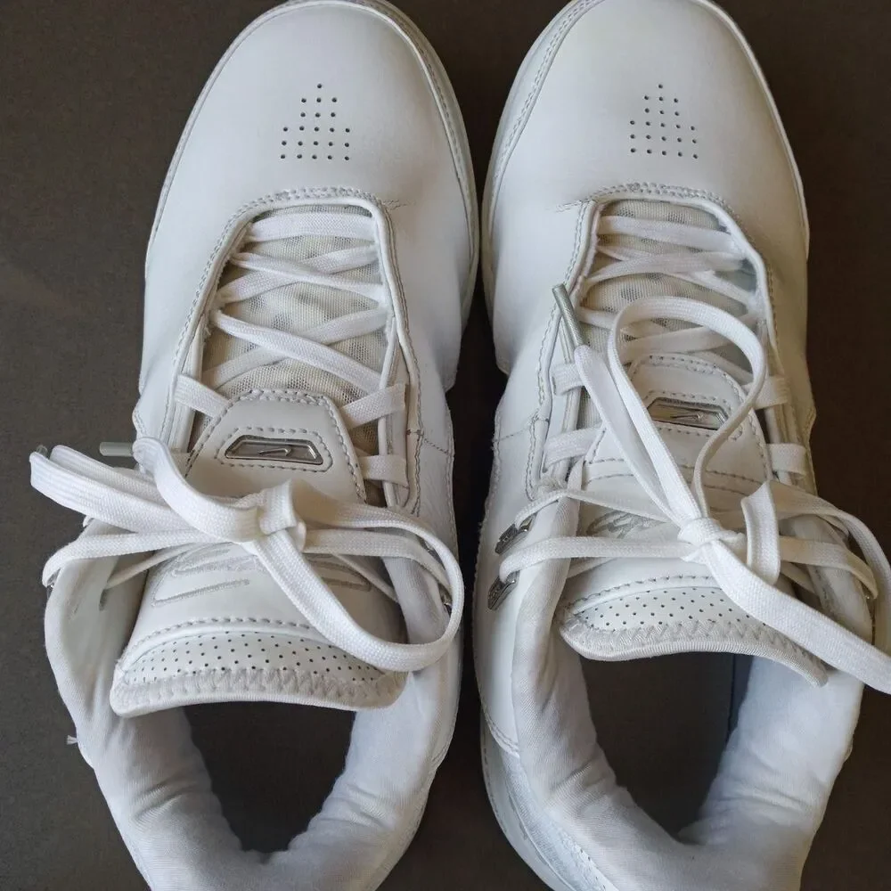 Nike Zoom LeBron NXXT Gen AMPD 'White Metallic Silver' Men's Size 10.5